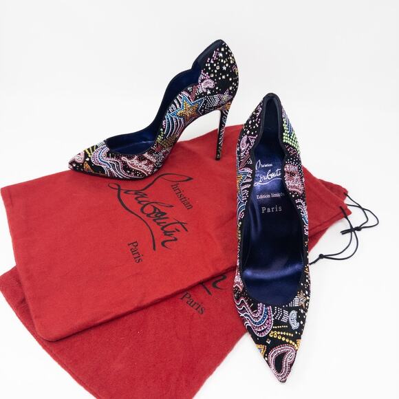 Christian Louboutin Hot Chick Starlight Crystal Viva Las Vegas 38 EU - Picture 7 of 7